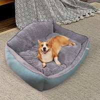 Large Pet Dog Bed Soft Warm Removable Washable High Back Mattress Puppy Mat L Kings Warehouse 