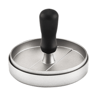 Large Round Hamburger Patty Maker Grill Press Burger Metal Mold Cooking Tools Home & Garden KingsWarehouse 