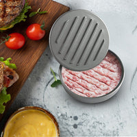 Large Round Hamburger Patty Maker Grill Press Burger Metal Mold Cooking Tools Home & Garden KingsWarehouse 