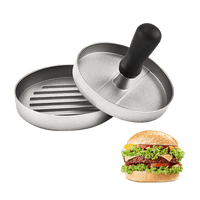 Large Round Hamburger Patty Maker Grill Press Burger Metal Mold Cooking Tools Home & Garden KingsWarehouse 
