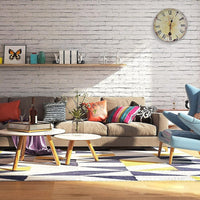 Large Vintage Wall Clock Kitchen Office Retro Timepiece Kings Warehouse 