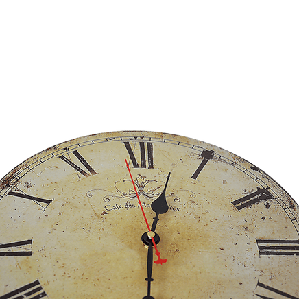 Large Vintage Wall Clock Kitchen Office Retro Timepiece Kings Warehouse 