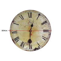 Large Vintage Wall Clock Kitchen Office Retro Timepiece Kings Warehouse 