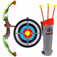 Latest Kingsport Light-up Kids Archery Set Suction Arrows Target Kings Warehouse 