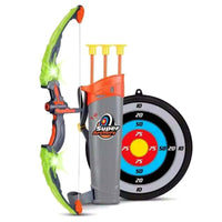 Latest Kingsport Light-up Kids Archery Set Suction Arrows Target Kings Warehouse 