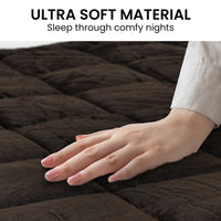 Laura Hill 500gsm Faux Mink Quilt Comforter - King Kings Warehouse 