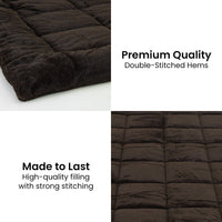 Laura Hill 500gsm Faux Mink Quilt Comforter - King Kings Warehouse 