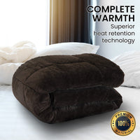 Laura Hill 500GSM Faux Mink Quilt Comforter - Super King Kings Warehouse 