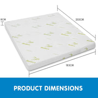 Laura Hill Cool Gel Memory Foam Mattress Topper - King Kings Warehouse 