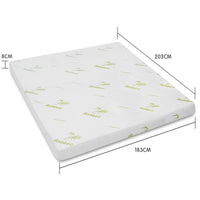 Laura Hill Cool Gel Memory Foam Mattress Topper - King Kings Warehouse 