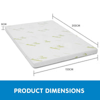 Laura Hill Cool Gel Memory Foam Mattress Topper - Queen Kings Warehouse 