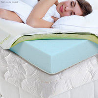 Laura Hill Cool Gel Memory Foam Mattress Topper - Queen Kings Warehouse 