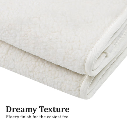 Laura Hill Electronic Fleecy Electric Blanket Heated Fitted Queen Size Bed Safety 9 Levels Kings Warehouse 
