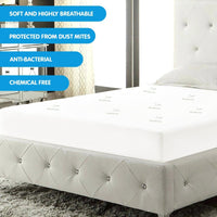 Laura Hill Fitted Bamboo Mattress Protector Underlay Queen King Single Size Kings Warehouse 