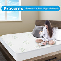 Laura Hill Fitted Bamboo Mattress Protector Underlay Queen King Single Size Kings Warehouse 