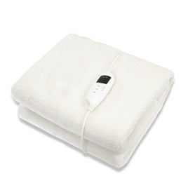 Laura Hill Heated Electric Blanket Fitted Fleece Underlay Throw Single Kings Warehouse 