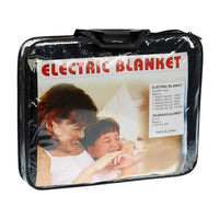 Laura Hill Heated Electric Car Blanket 150x110cm 12v - Black Kings Warehouse 