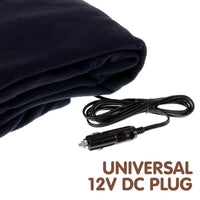 Laura Hill Heated Electric Car Blanket 150x110cm 12v - Blue Kings Warehouse 