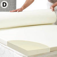 Laura Hill High Density Mattress Foam Topper 5cm - Double Kings Warehouse 