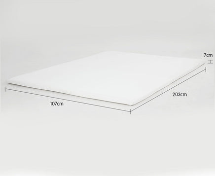 Laura Hill High Density Mattress Foam Topper 7cm - King Single Kings Warehouse 