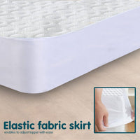 Laura Hill Luxury Cool Max Comfortable Fully Fitted Bed Mattress Protector - Single Kings Warehouse 