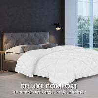 Laura Hill Microfibre Bamboo Comforter Quilt 400gsm - Queen Kings Warehouse 