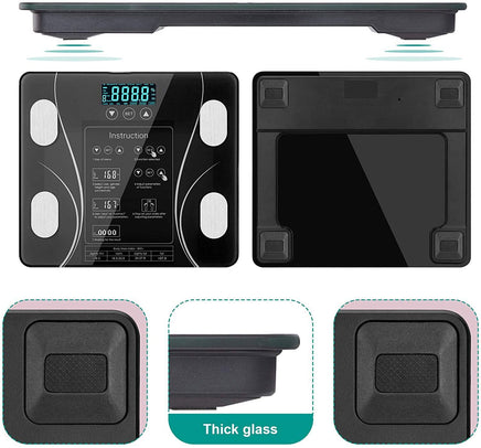 LCD Scales Body Weight Bathroom Bath room Body Fat Gym Fitness Scale BMI BMR Kings Warehouse 