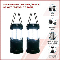 LED Camping Lantern, Super Bright Portable 2 Pack Home & Garden Kings Warehouse 