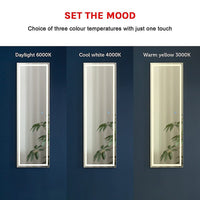 LED Full Length Mirror Standing Floor Makeup Wall Light Mirror 1.6M Home & Garden Kings Warehouse 