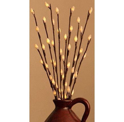 LED Light Bunch Stem - Warm White BATTERY fairy lights - 50cm high 20 bulbs/petals Kings Warehouse 