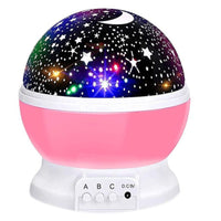 LED Night Star Galaxy Projector Light Rotating Starry Lamp Pink Kings Warehouse 