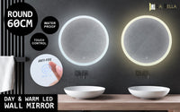 LED Wall Mirror Round Anti-Fog Bathroom 60cm Home & Garden Kings Warehouse 