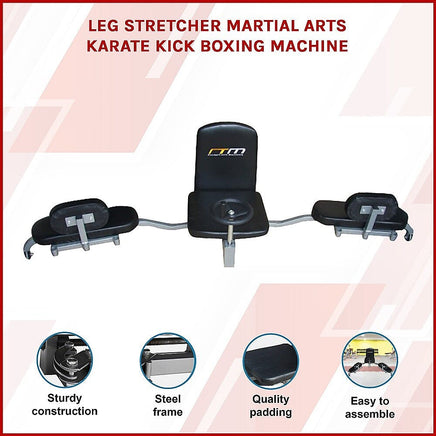 Leg Stretcher Machine – Martial Arts Karate Kick Boxing Flexibility Trainer Sports & Fitness Kings Warehouse 