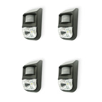 Lenoxx Solar-Powered Motion Sensor Light (4-Piece), Detects Motion, Rechargeable Home & Garden Kings Warehouse 