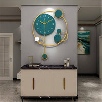 Light Luxury Decorative Wall Clock Silent Quartz Non-Ticking Simple Wall Clock Kings Warehouse 