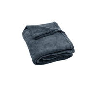 Light Weight Coral Fleece Throw Rug 150x200 cm Charcoal Home & Garden Kings Warehouse 