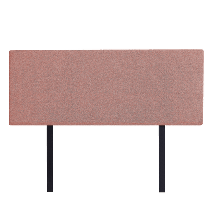 Linen Fabric Double Bed Deluxe Headboard Bedhead - Pearl Copper Brown Furniture Kings Warehouse 