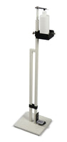 Lirash Touch Free Hand Sanitiser Dispenser Station Floor Stand Foot Operated - White Black Furniture Kings Warehouse 