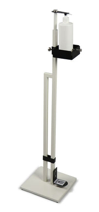 Lirash Touch Free Hand Sanitiser Dispenser Station Floor Stand Foot Operated - White Black Furniture Kings Warehouse 