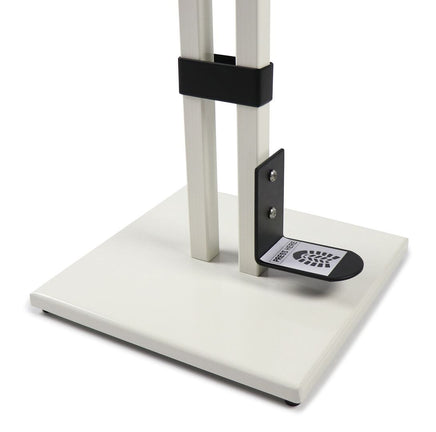 Lirash Touch Free Hand Sanitiser Dispenser Station Floor Stand Foot Operated - White Black Furniture Kings Warehouse 