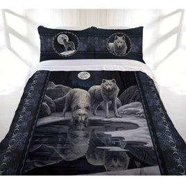 Lisa Parker Collection Warrior Of Winter Wolves Quilt Cover Set King Home & Garden Kings Warehouse 