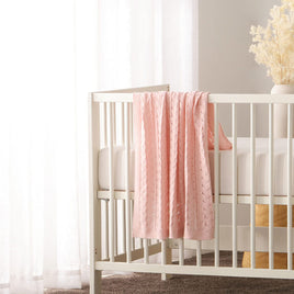 Little Gem Lyla Blush Cotton Baby Blanket 75 x 100 cm Home & Garden Kings Warehouse 