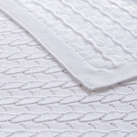 Little Gem Lyla White Cotton Baby Blanket 75 x 100 cm Home & Garden Kings Warehouse 