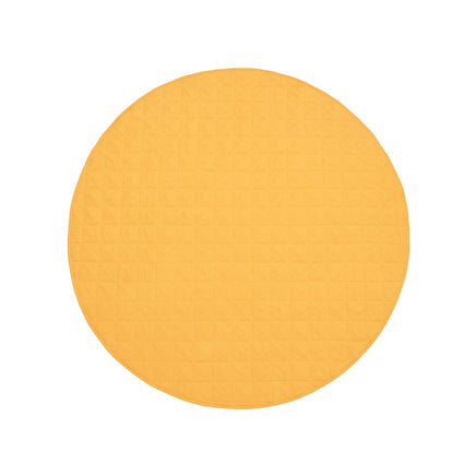 Little Gem Round Linen Cotton Baby Play Mat Marigold 130cm Diameter Home & Garden Kings Warehouse 