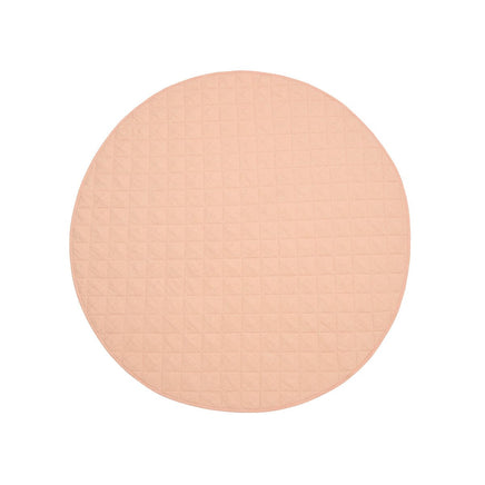 Little Gem Round Linen Cotton Baby Play Mat Peach 130cm Diameter Home & Garden Kings Warehouse 