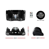 Livemor Foot Massager Shiatsu Massagers Electric Remote Roller Kneading Black Furniture Kings Warehouse 