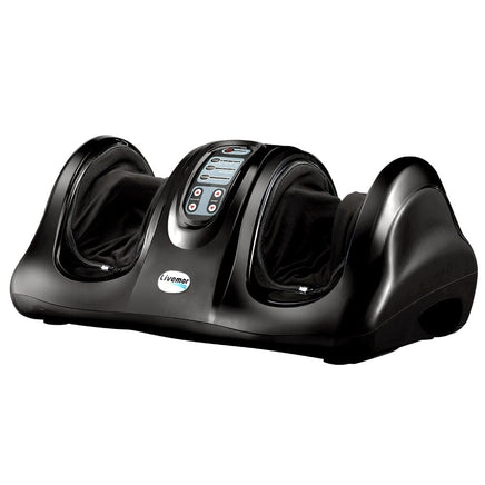 Livemor Foot Massager Shiatsu Massagers Electric Remote Roller Kneading Black Furniture Kings Warehouse 