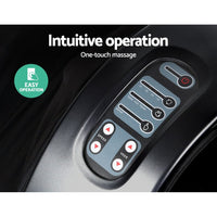 Livemor Foot Massager Shiatsu Massagers Electric Roller Kneading Calf Leg Black Furniture Kings Warehouse 