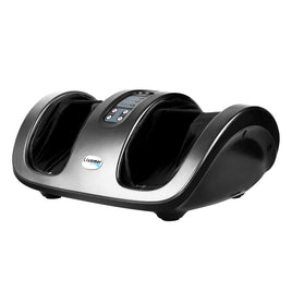 Livemor Foot Massager Shiatsu Massagers Electric Roller Kneading Calf Leg Grey Furniture Kings Warehouse 