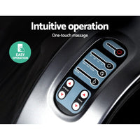 Livemor Foot Massager Shiatsu Massagers Electric Roller Kneading Calf Leg Grey Furniture Kings Warehouse 